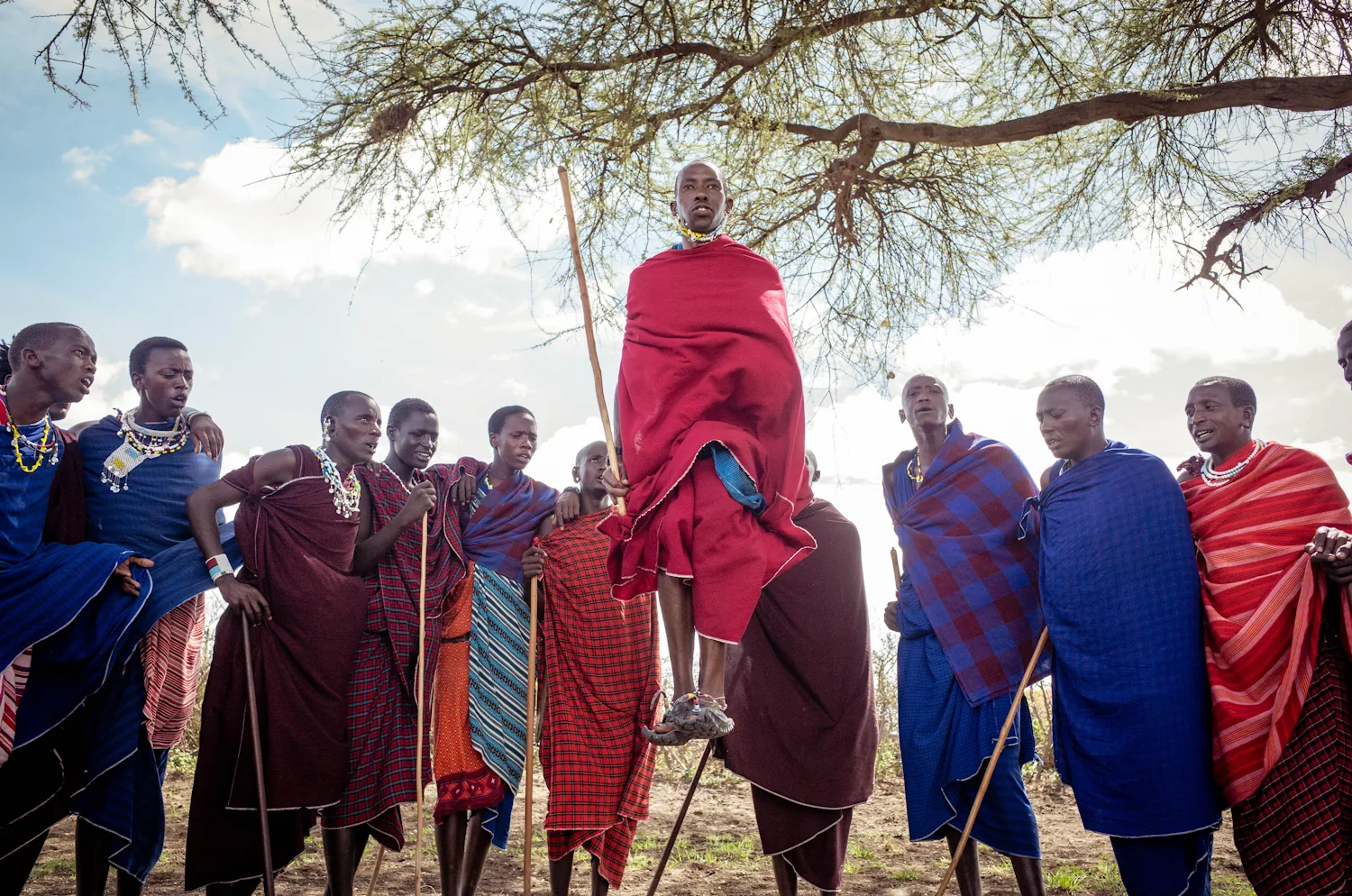 Guided community visit in northern Tanzania